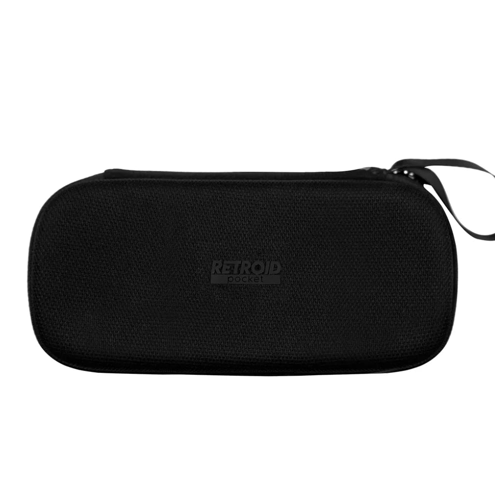Black bag of Retroid Pocket 5 Handheld Game Console Portable Carry Case Screen Film Transparent Grip of RP5