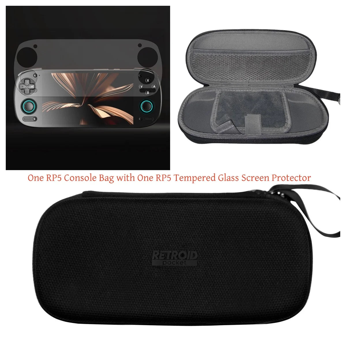 Portable Retroid Pocket 5 Bag Case Retro Console Offical RP5 Retroid Pocket 5 Protective Cases Bags Accessories Box Gift