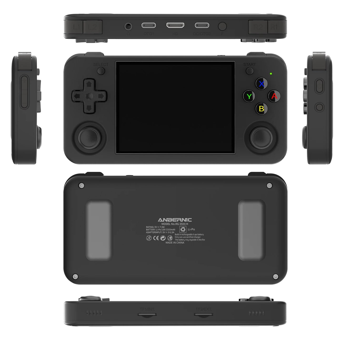 ANBERNIC RG35XX H Handheld Game Console Linux 3.5 inch IPS Screen H700