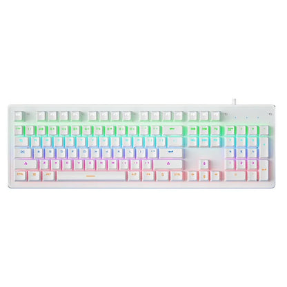 Cracked K880 Hot Swappable Mechanical Keyboard, Esports Game, Green Axis Office Computer Keyboard, Wired Mechanical Keyboard