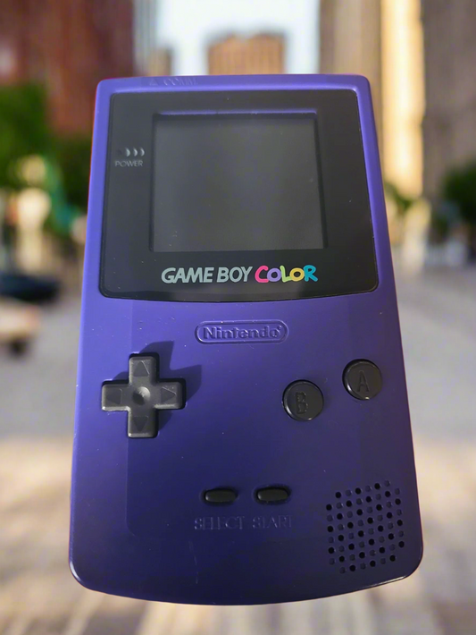 Pristine Gameboy Color Purple (USED) Handheld Console