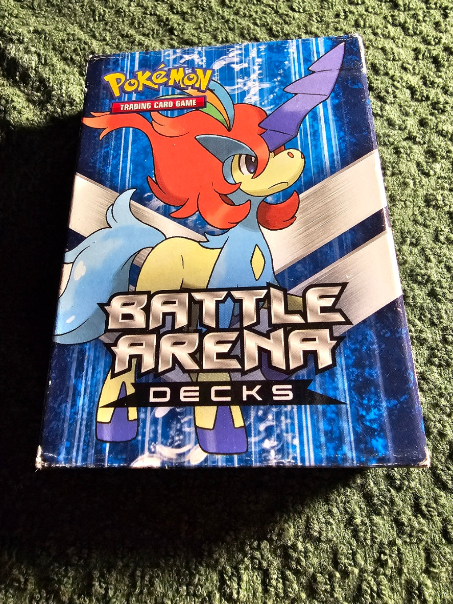 Keldeo, Blastoise & Articuno Battle Arena Theme Deck & Steam Siege Theme Deck Both Opened