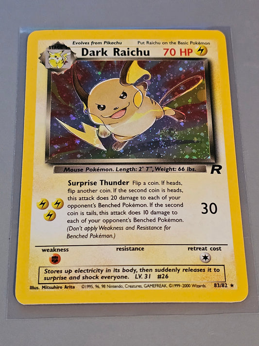 Dark Raichu Insufficient Ink Error *NM++