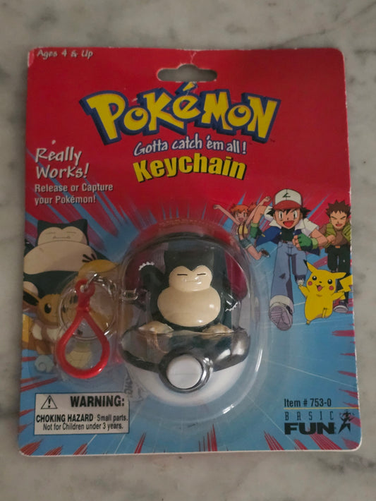 Snorlax Keychain Sealed Vintage