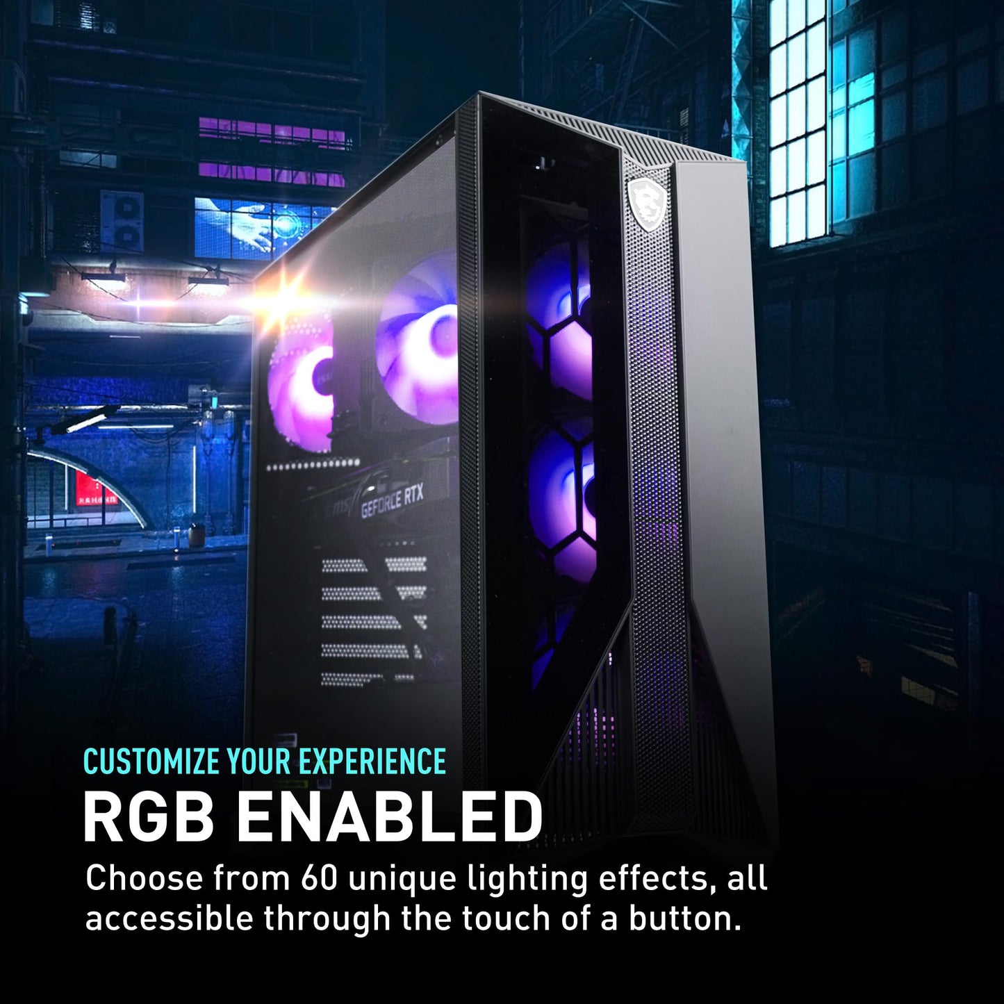 MSI Aegis Z2 Gaming Desktop 2024 Ryzen R7-7700 RTX 4060