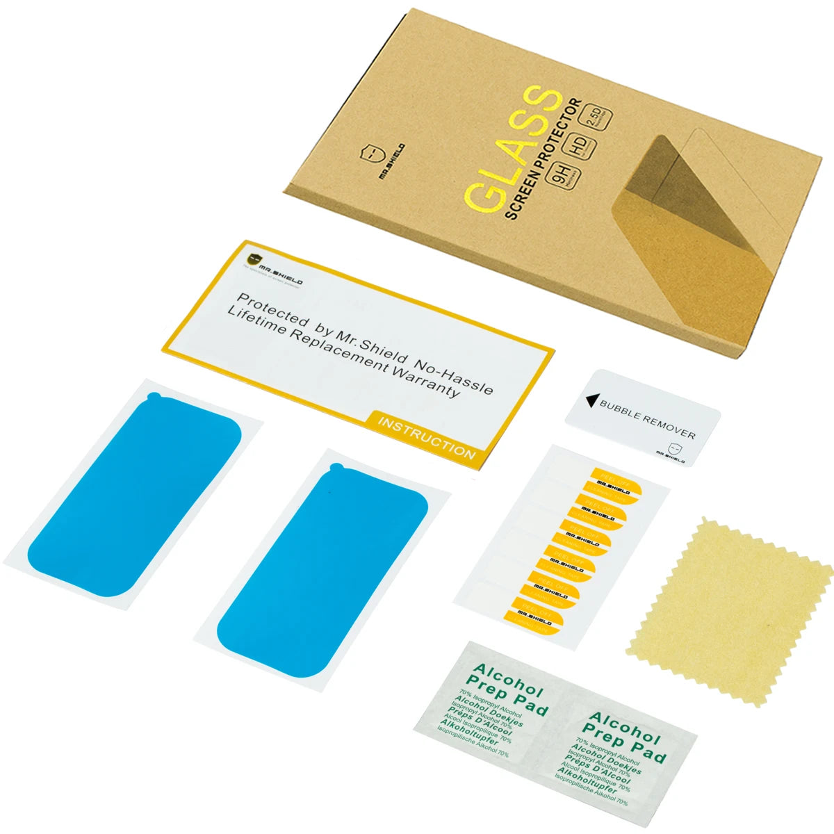 Mr.Shield Screen Protector compatible with Retroid Pocket 5 [Tempered Glass] [3-Pack] [Japan Glass with 9H Hardness]