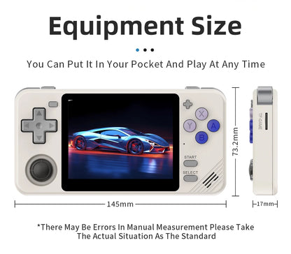 POWKIDDY RGB10X Handheld Game Console 3.5 Inch Screen ArkOS Linux Portable Retro Video Gaming Players RK3326 Children's Gifts